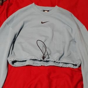 Nike crop top sweatshirt